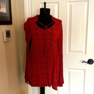 PPLA Clothing size XL   color cranberry and gold size XS